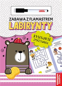 Zabawa z flamastrem. Labirynty  