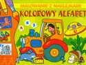 Kolorowy alfabet Malowanie z naklejkami  - 