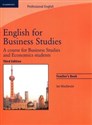 English for Business Studies Teacher's Book polish books in canada