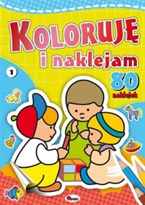 Koloruję i naklejam 1 80 naklejek bookstore