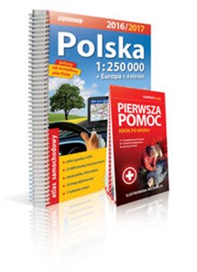 Polska atlas sam 1:250 000+Pierw pom wyd. 2016/2017  