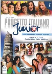 Progetto Italiano Junior 1 Podręcznik z ćwiczeniami + CD buy polish books in Usa