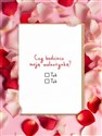 Kartka walentynkowa CZY BĘDZIESZ MOJĄ WALENTYNKĄ? chicago polish bookstore