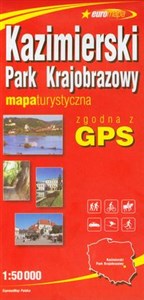 Kazimierski Park Krajobrazowy mapa turystyczna 1:50 000 polish usa