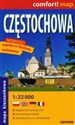 Częstochowa plan miasta 1:22 000 wersja kieszonkowa Canada Bookstore