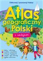 Atlas geograficzny polski z naklejkami  