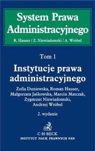 Instytucje prawa administracyjnego Tom 1 online polish bookstore