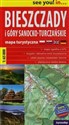 Bieszczady i Góry Sanocko-Turczańskie mapa turystyczna 1:65 000 Bookshop