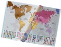 Mapa zdrapka świata premium gold - Polish Bookstore USA
