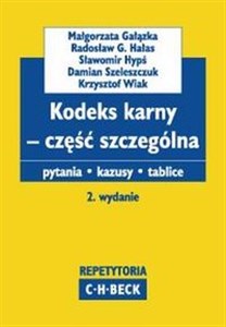 Kodeks karny część szczególna pytania kazusy tablice books in polish