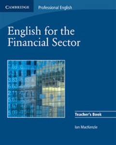 English for the Financial Sector Teacher's Book to buy in Canada