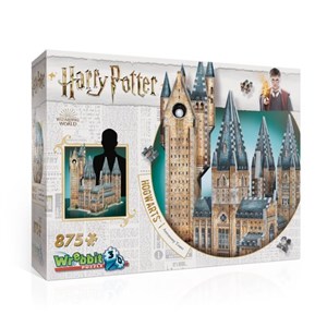Wrebbit Puzzle 3D Harry Potter Hogwarts Astronomy Tower 875 elementów polish usa