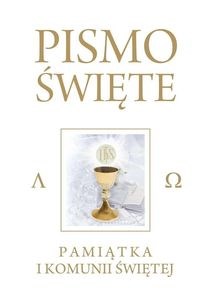 Pismo Święte Starego i Nowego Testamentu Pamiątka I Komunii Świetej Obwoluta Bookshop