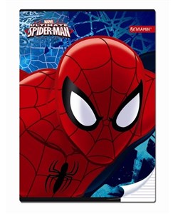 Zeszyt A5/32K linia potrójna Spider Man (5szt)  polish books in canada