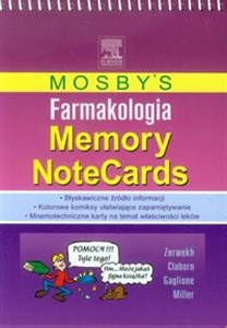 Mosby's Farmakologia Memory NoteCards in polish