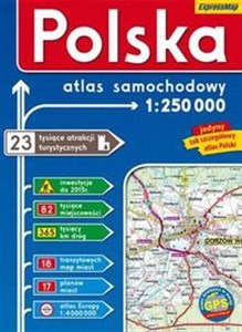 Polska - 1:250 000 atlas samochodowy  