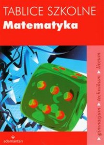 Tablice szkolne Matematyka Gimnazjum, technikum, liceum polish books in canada