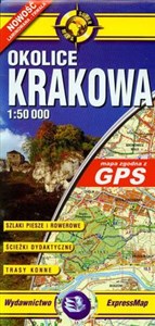 Okolice Krakowa Mapa laminowana 1:50 000 bookstore