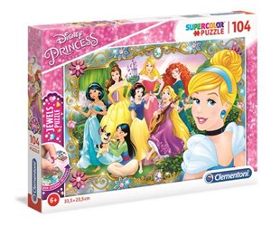 Puzzle SuperColor Jewel Puzzle Księżniczki 104 online polish bookstore