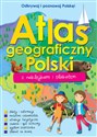 Atlas geograficzny Polski z naklejkami i plakatem  - Opracowanie Zbiorowe