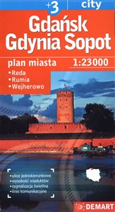 Gdańsk Gdynia Sopot plus 3 1:26 000 plan miasta books in polish