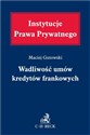 Wadliwość umów kredytów frankowych Bookshop