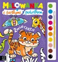 Malowanka z farbkami i pędzelkiem Zwierzęta online polish bookstore