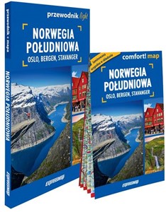 Norwegia Południowa Oslo Bergen Stavanger light przewodnik + mapa  