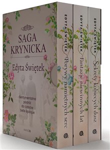 Saga Krynicka Komplet 3 książek Sekrety kobiecych dusz + Fantazje niewinnych lat + Porywy namiętnych serc  