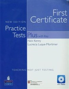 First Certificate Practice Tests Plus with Key Teaching not just testing z płytą CD pl online bookstore