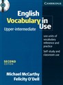 English Vocabulary in Use Upper - intermediate + CD 100 units of vocabulary reference and practice - Polish Bookstore USA