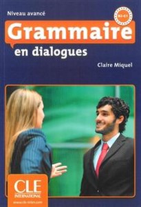 Grammaire en dialogues niveau avance książka + CD audio buy polish books in Usa