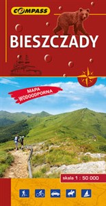 Bieszczady mapa laminowana 1:50 000  