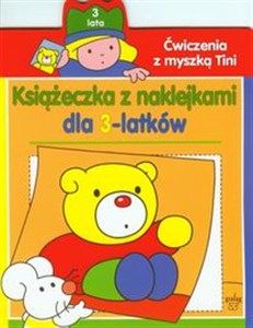 Ćwiczenia z myszką Tini Książeczka z naklejkami dla 3-latków books in polish