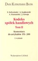 Kodeks spółek handlowych t.2 2. Wydanie Polish bookstore