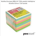 Kostka biurowa pastel 85x85x70mm 730K - 