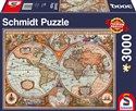 Puzzle 3000 Starożytna mapa świata - 
