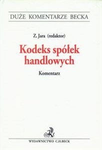 Kodeks spółek handlowych Komentarz Polish Books Canada