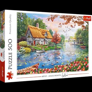 Puzzle Cicha przystań 500 in polish