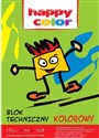 Blok techniczny A4 10 kartek kolor Happy Color - 
