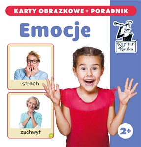 Kapitan Nauka Emocje karty obrazkowe + poradnik pl online bookstore
