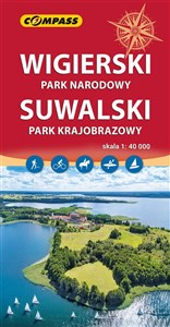 Wigierski Park Narodowy, Suwalski Park Krajobrazowy. Mapa turystyczna w skali 1:40 000 books in polish