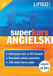 Angielski Superkurs Nowy kurs z rozmówkami +CD bookstore