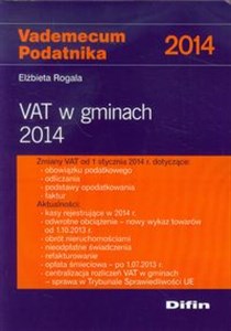 Vademecum Podatnika 2014 VAT w gminach 2014 chicago polish bookstore