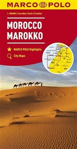 Maroko mapa mapa MARCO POLO Z PEŁNYM INDEKSEM Polish bookstore