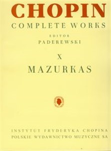 Chopin Complete Works X Mazurki  Polish Books Canada