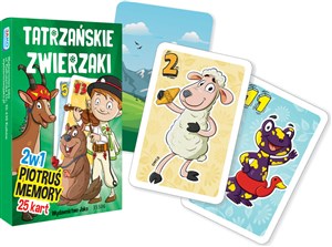 Karty Piotruś Memory Tatrzańskie zwierzaki Canada Bookstore