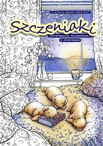 Szczeniaki antystresowa kolorowanka z aforyzmami Canada Bookstore