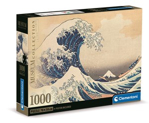 Puzzle 1000 Muzeum Hokusai Wielka fala 