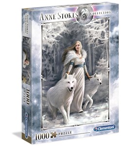 Puzzle 1000 Anne Stokes Collection Winter G in polish